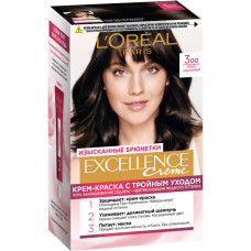 Краска для волос L'Oreal Excellence №300 Темно-каштановый