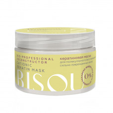 Маска д/волос Bisou Bio-Professional Кератиновая катионная маска д/восстановления 250мл