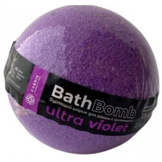 Шарик бурлящий д/ ванны с шиммером Ultra Violet 120г Fabrik