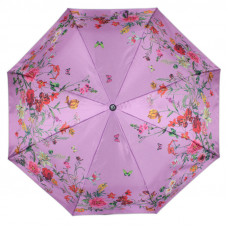 Зонт женский FJ Flioraj Нежность 3сложения автомат розовый