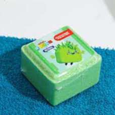 Кубик бурлящий д/ванны детский Яблоко Четверо в кубе 90 г Fabrik Cosmetology
